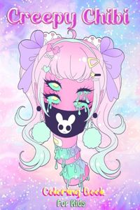 Creepy Chibi Coloring Book For Kids