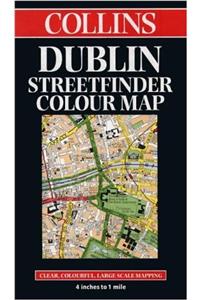 Collins Dublin Streetfinder Colour Map