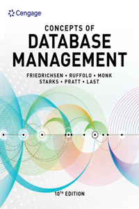Mindtap for Friedrichsen/Ruffolo/Monk/Starks/Pratt/Last's Concepts of Database Management, 1 Term Printed Access Card