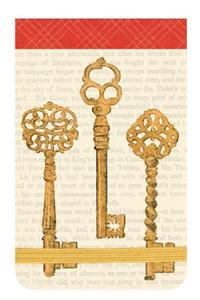 Vintage Keys Mini Journal