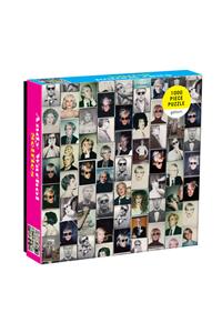 Andy Warhol Selfies 1000 Piece Puzzle in a Square Box