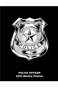 Police Officer 2020 Weekly Planner