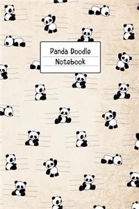Panda Doodle Notebook