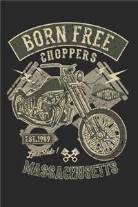 Chopper Motorcycle Notebook