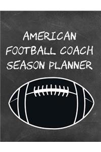 American Football Coach Season Planner