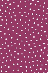 Trendy Polka Dots Design Notebook