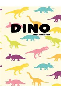 Dino Blank Sticker Book