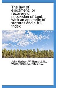 The Law of Ejectment