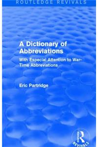 A Dictionary of Abbreviations