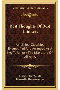 Best Thoughts of Best Thinkers