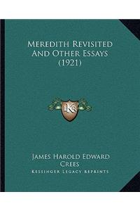 Meredith Revisited And Other Essays (1921)