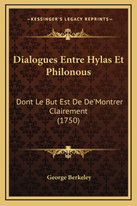 Dialogues Entre Hylas Et Philonous