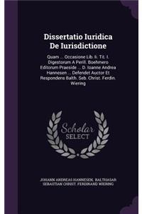 Dissertatio Iuridica de Iurisdictione