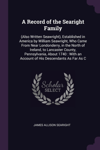 A Record of the Searight Family