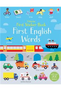 First Sticker Book First English Words