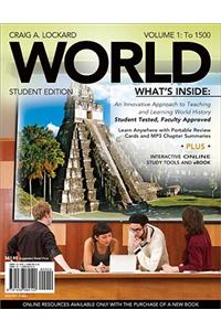 World, Volume 1 (with Review Cards and History Coursemate with Ebook, Wadsworth World History Resource Center 2-Semester Printed Access Card)