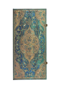 Paperblanks Turquoise Chronicles Hardcover Grande Unlined Clasp Closure 128 Pg 120 GSM