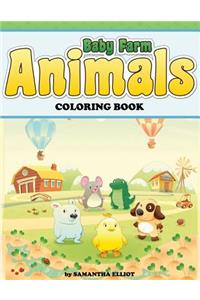 Baby Farm Animals Coloring Book
