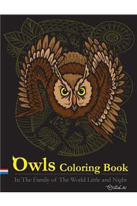 Owls Coloring Book