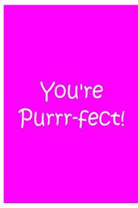 You're Purrr-fect - Cat Lover's Journal/ Notebook - An Ethi Pike Collectible