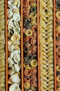 Multi Colored Pasta Noodles Arranged Journal