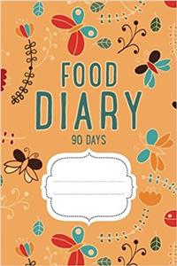 Food Diary 90 Days Journal Orange