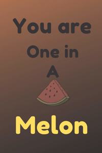 You are one in a melon