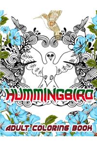 Hummingbird Adult Coloring Book