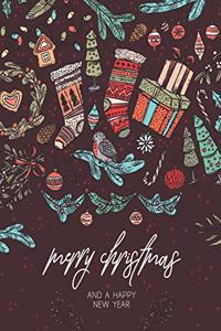 Merry Christmas journal Notebook