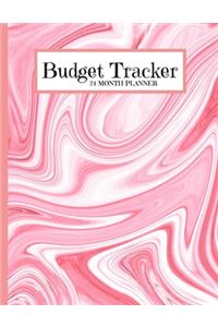 Budget Tracker: Budget Planner/Expense Organizer For Financial Tracking - 56 Pages - 8.5 x 11 (24 Month Bill Organizer, Notebook, Journal)