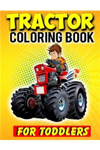 Tractor Coloring Book For Toddlers