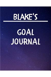 Blake's Goal Journal: 2020 New Year Planner Goal Journal Gift for Blake / Notebook / Diary / Unique Greeting Card Alternative