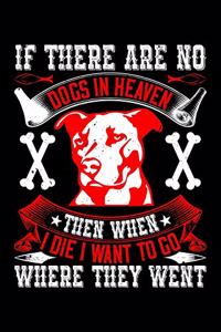If There Are No Dogs In Heaven Then When I Die I Want To Go Where They Went