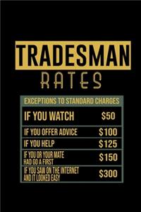 Tradesman rates