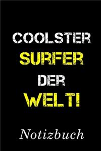 Coolster Surfer Der Welt Notizbuch