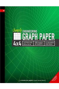 Simply 4x4 Graph Paper