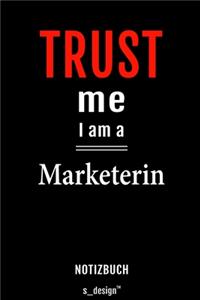 Notizbuch für Marketer / Marketerin