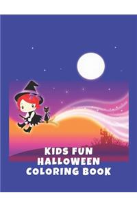 Kids Fun Halloween Coloring Book