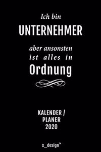 Kalender 2020 für Unternehmer