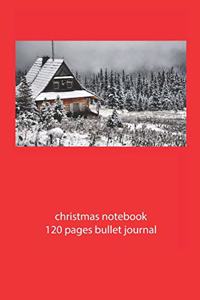 christmas notebook 120 pages bullet journal