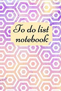 To do list Notebook