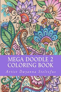 Mega Doodle 2 Coloring Book