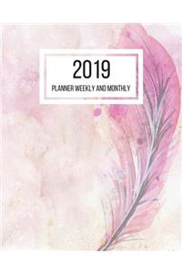 2019 Planner Weekly and Monthly