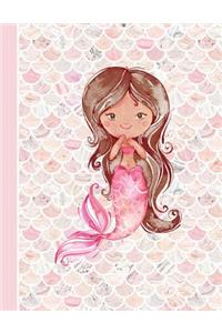 Mermaid Pink Notebook - Blank