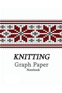 Knitting Graph Paper Notebook: Sweater, Ratio of 4 to 5, Used for Designing Your Own Knitting Patterns.