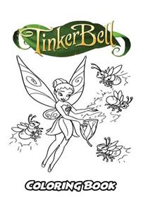 Tinkerbell Coloring Book: Coloring Book for Kids and Adults, Activity Book with Fun, Easy, and Relaxing Coloring Pages