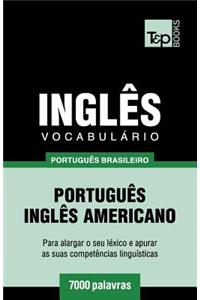 Vocabulário Português Brasileiro-Inglês - 7000 palavras