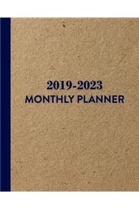 2019-2023 Monthly Planner