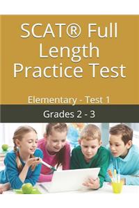 SCAT(R) Full Length Practice Test