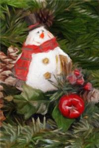 Snowman - Blank Notebook